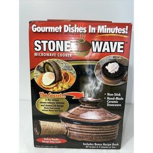 New Stone Wave Microwave Cooker As seen on TV NIB Open